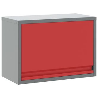 vidaXL Armadio Per Attrezzi Rosso E Grigio 50 X 25 X 35 Cm Vidaxl