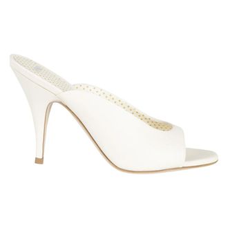 3Juin Heeled Mules, female, White, Size: 8 1/2 US Mule Lilia