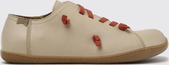 Camper Sneakers slip-on Twins in pelle con ricami e lacci elasticizzati