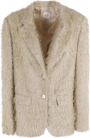 Alysi textured blazer - Neutrals