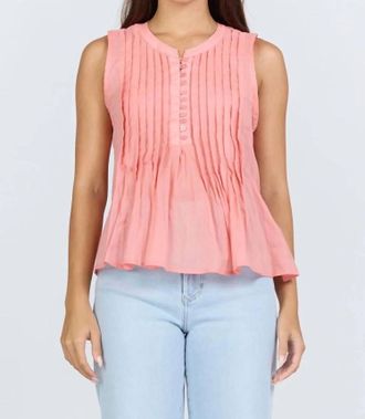 Dear John Denim Myron Sleeveless Top In Terracota