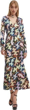 Never Fully Dressed Maxi Jurk - Dames - Maxi kleedjes - Veelkleurig - XS - Kleedjes