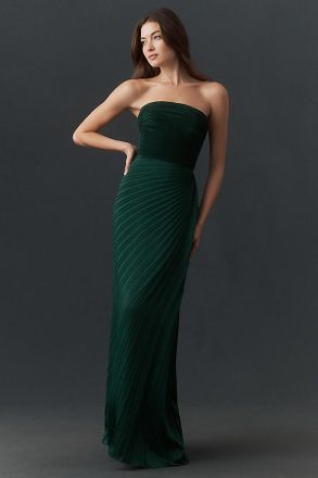 Dress The Population Kinley Strapless A-Line Maxi Dress