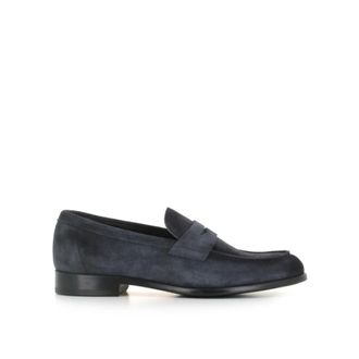 Doucal's Loafers, male, Black, Size: 10 US Juke Penny Loafers