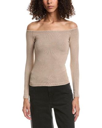John Elliott + Co Mineral Wash Gemini Rib Top