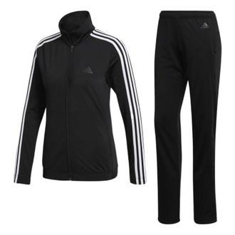 adidas (WMNS) adidas Back to Basics Training Track Suit Asia Sizing Black BK4674