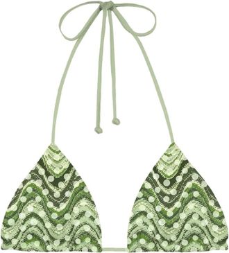 MC2 Saint Barth Leah Bikini Top - Dames - Bikinis - Groen - L - Badmode