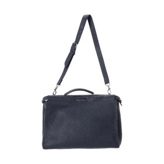 Fendi Tweedehands leren handtassen - Dames - Vintage Handtas - Blauw - ONE Size - Leer - Vintage