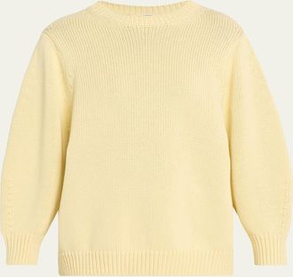 Toteme Oversized Crew Knit Sweater