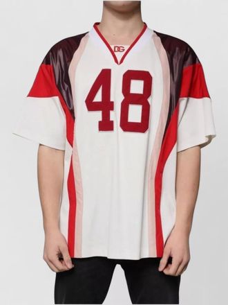 Dolce & Gabbana logo v-neck t-shirt