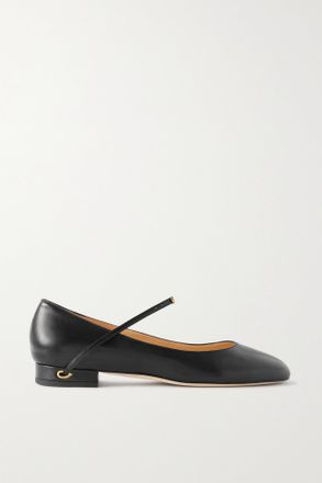 Jennifer Chamandi Ballerine In Pelle Paolo 20 - Nero