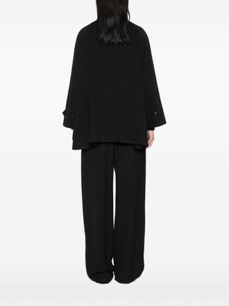 Tagliatore Wool Cape - Black