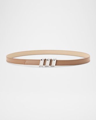 Loewe Reversible Coil Belt in Smooth Calfskin