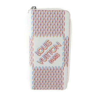 Louis Vuitton Vintage, unisex, Wit, ONE Size, Leer, Pre-owned Leather Wallet