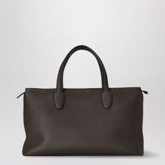 The Row Marcel Dark Brown Leather Bag
