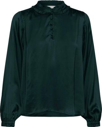 Part Two Caterina Blouse - Dames - Blouses - Groen - S - Overhemden