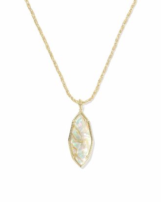 Kendra Scott Womens Ophelia Large Long Pendant In Gold