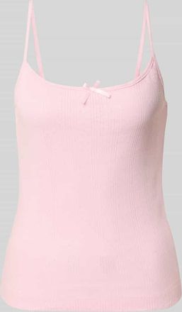 Pieces Regular Fit Top aus reiner Baumwolle Modell MARIE in Hellrosa, Gr&ouml;&szlig;e XL