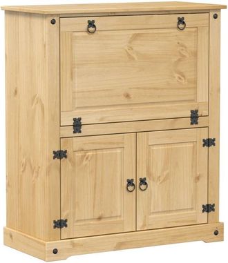 vidaXL Wine Cabinet Corona 97x45x114 cm Solid Wood Pine vidaXL