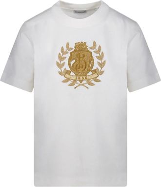 Burberry T-Shirts, female, White, XS, SIC T-Shirt in Chalk White