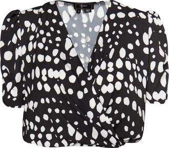 Faina Blouse Dames zwart wit