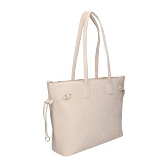 Valentino Samba Re Tote - Dames - Tassen - Beige - Maat: ONE Size Leer