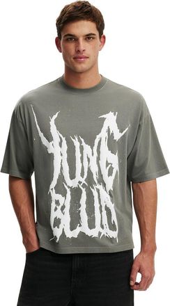 Cotton On Mens Cropped Fit Music T-Shirt in Slate Stone Yungblud - at Nordstrom, Size Xx-Large