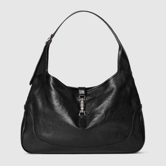 Gucci Jackie 1961 Large Crossbody Bag, Black, Leather