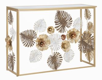 Mauro Ferretti Consola Glam Floris Cm 113x40x80