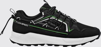 Plein Sport Sneakers low-top a righe in mesh con chiusura a coulisse e logo