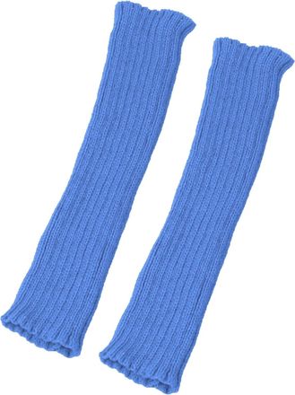 Generic Velvet Gloves Black Long Arm Warmers Gloves Winter Long Fingerless Gloves for Women Gloves Mittens for Men and Women Finger Gloves Without Fingertips,