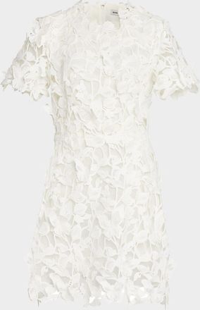 SIMKHAI Darla A-Line Floral Lace Mini Dress