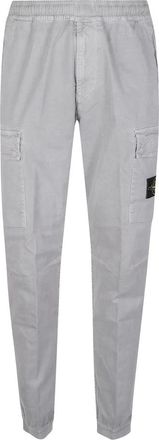 Stone Island Regular Tapered Pant - Heren - Sweatpants - Grijs - W32 - Katoen - Broeken