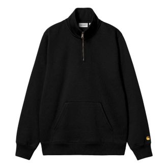 Carhartt Work in Progress Chase Fleece Half Zip Up Sweatshirt Black I033665-00F-XX