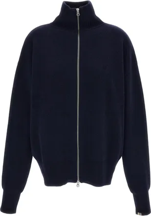 Extreme Cashmere Black Cashmere N.319 Zip Cardigan