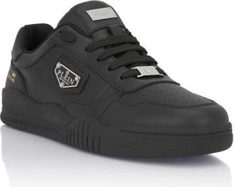 Philipp Plein Low-Top Sneakers Street King Unisex in Black/black at Nordstrom, Size 45