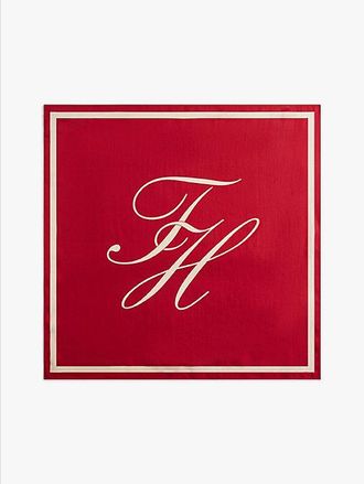Tommy Hilfiger Pa&ntilde;uelo de seda con logo
