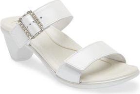 Naot Recent Slide Sandal in White Pearl Leather at Nordstrom Rack, Size 10Us / 41Eu