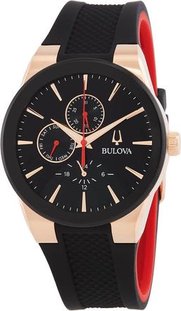 Bulova Millenia Quartz Black Dial Mens Watch 97C112