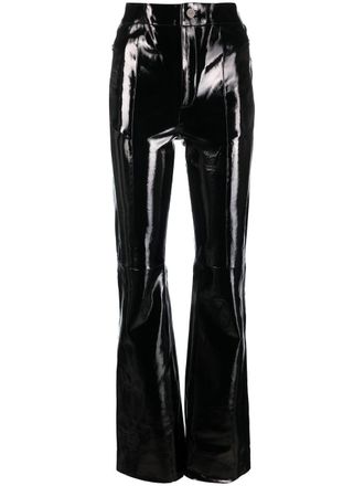 Gestuz high-waisted skinny trousers - Black