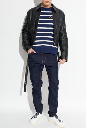 Dsquared2 Teddy Jeans, Mens, Navy Blue