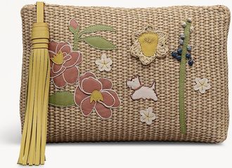 Radley London Natural Medium Ziptop Pouch Spring Blooms SS26 Radley London