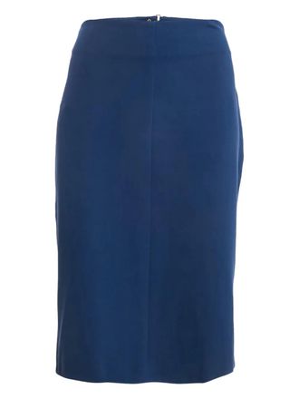 Diane Von F&uuml;rstenberg jersey pencil skirt - Blue