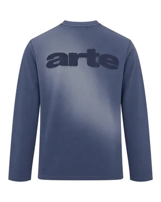 Arte Long-Sleeve Jersey Sunfade T-Shirt - Navy