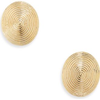 LI&Eacute; STUDIO The Ella Stud Earrings in Gold at Nordstrom