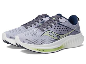 Saucony Ride 17 Womens Shoes Iris/Navy : 8.5 D - Wide, Synthetic