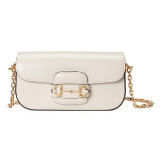 Gucci (WMNS) Gucci Horsebit 1955 Small Shoulder Bag White 735178-1DB0G-9022