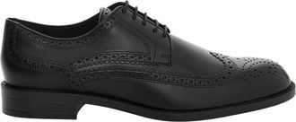 HUGO BOSS Tayil Derby - Heren - Veterschoenen - Zwart - 43 EU - Leer - Schoenen