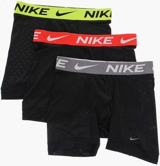 Nike Solid Color 3 Pairs Of Boxers Set with Colored Elastic BandT size Xs
