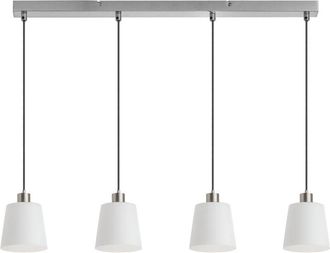 MDC Lámpara de techo alargada deko cromo mate 4xE27